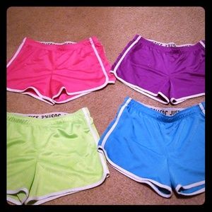 4 Pairs of girls sz 16 Justice shorts